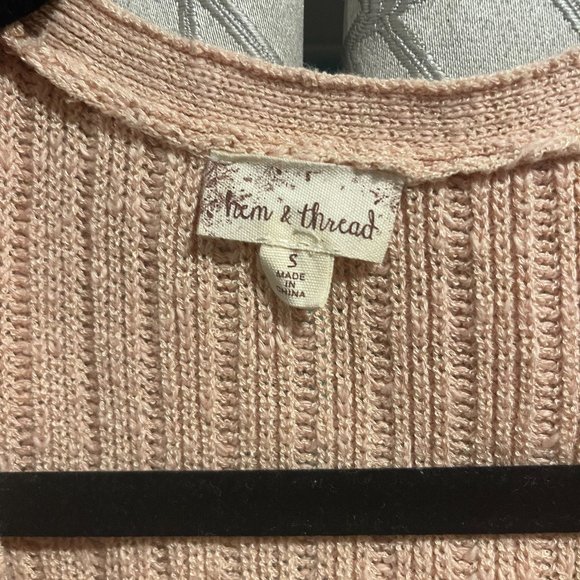 Hem & Thread -Front Wrap Sweater - Picture 2 of 3